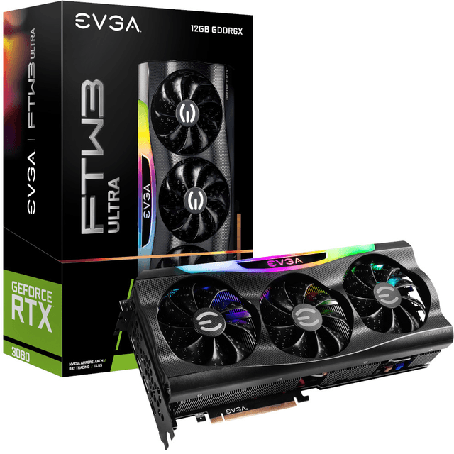 EVGA GeForce RTX 3080 12GB FTW3 ULTRA GAMING [12G-P5-4877-KL]