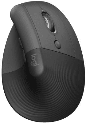 Logitech Lift Vertical Ergonomic Mouse - Grafito (910-006466)