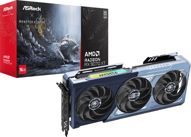 ASRock Radeon RX 9070 XT Monster Hunter Wilds Edition 16GB [RX9070XT MH 16G]