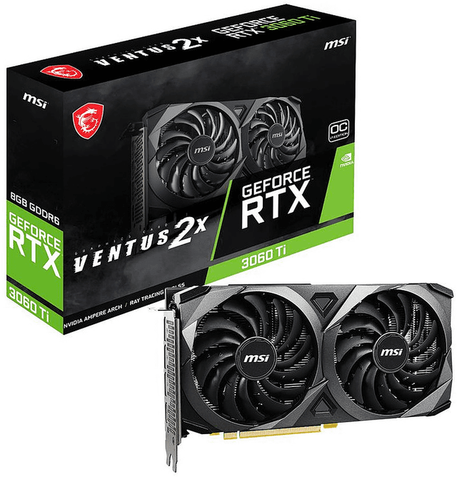 MSI GeForce RTX 3060 Ti VENTUS 2X 8G OCV1 LHR
