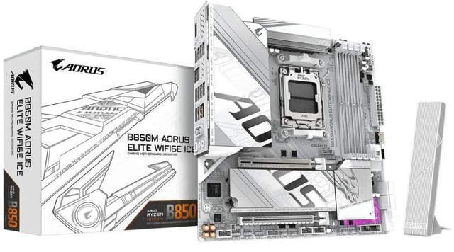 Gigabyte B850M AORUS ELITE WIFI6E ICE