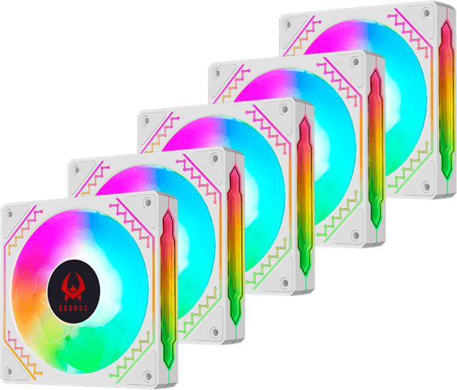 Kronos Ventus White - Set 5 Ventiladores