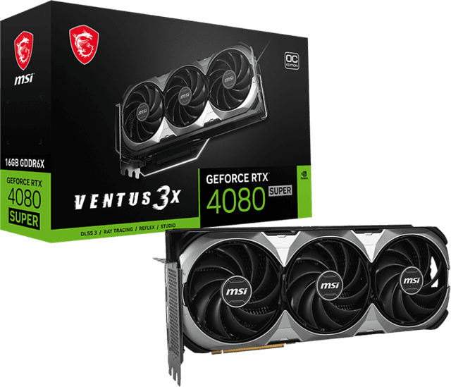 MSI GeForce RTX 4080 SUPER 16GB VENTUS 3X OC [RTX 4080 SUPER 16GB VENTUS 3X OC]