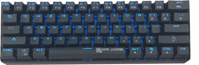 Hype Legend Rebel RGB - Black (Red Switch)