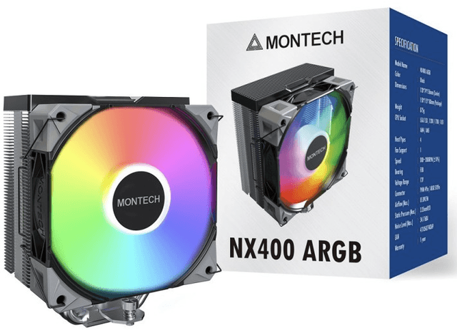 Montech NX400 ARGB - Black