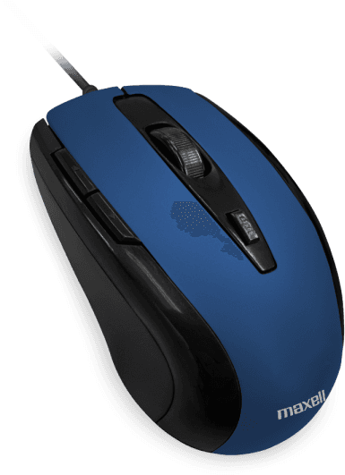 Maxell OpticalMouse MOWR-105 - Blue