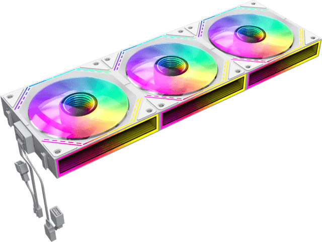 Gamemax FN12A White - Pack 3 [FN12A-S3I-W]