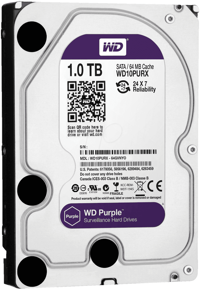 Western Digital Purple 1 TB (WD10PURZ)
