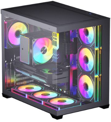 Hex Gaming Infinity Glass - Black