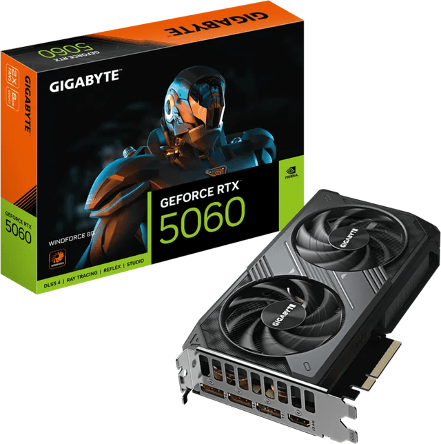 Gigabyte GeForce RTX 5060 WINDFORCE 8G [GV-N5060WF2-8GD]