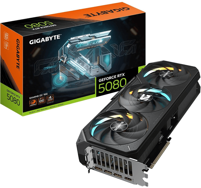 Gigabyte GeForce RTX 5080 GAMING OC 16G [GV-N5080GAMING OC-16GD]