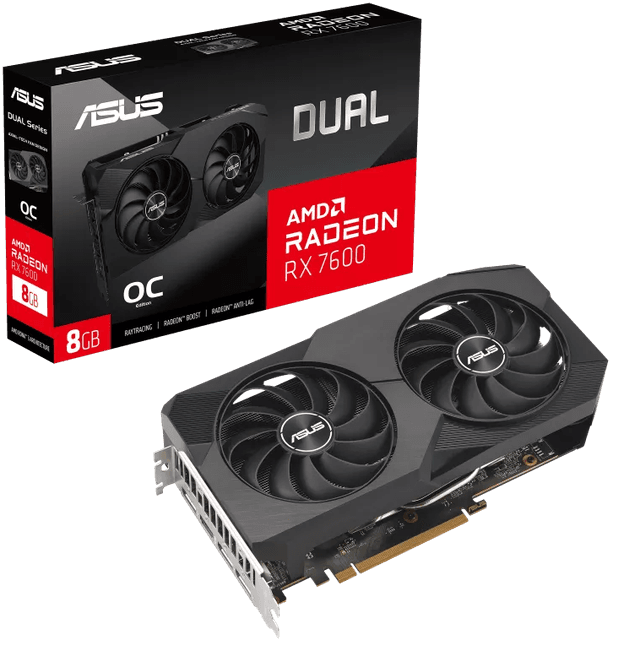 ASUS DUAL-RX7600-O8G