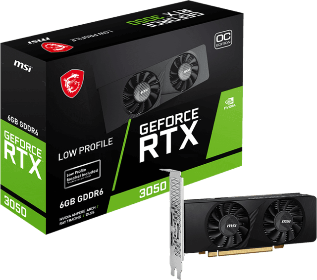 MSI GeForce RTX 3050 LP 6G OC [RTX 3050 LP 6G OC]