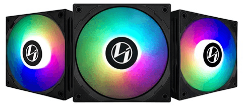 Lian Li ST120 Pack 3 - Black [ST120-3B]