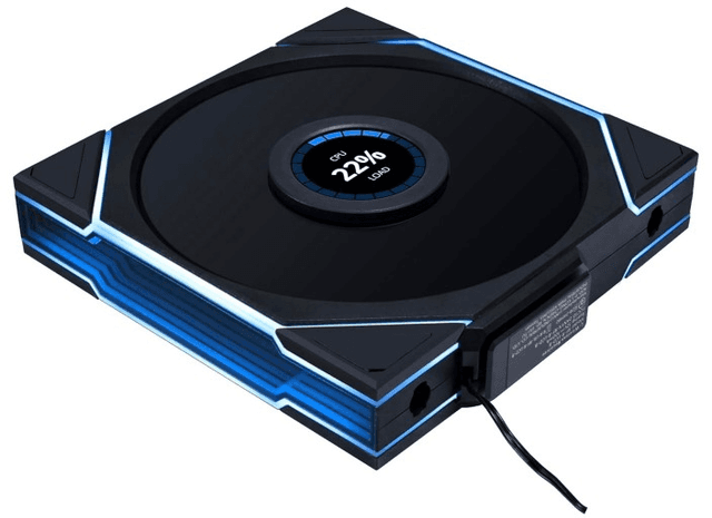 Lian Li UNI FAN TL140 LCD Wireless (Unidad / Negro) [14TLLCD1W1B]