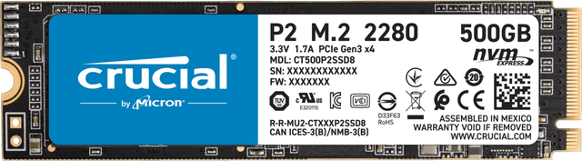 Crucial P2 500 GB (CT500P2SSD8)