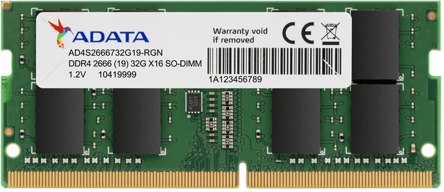 A-DATA AD4S2666W8G19-SGN (1 x 8GB | SO-DIMM DDR4-2666)