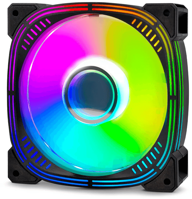 Aurion ARGB 12CM Pack de 5 - Negro [AUR12CMARGB-BK]