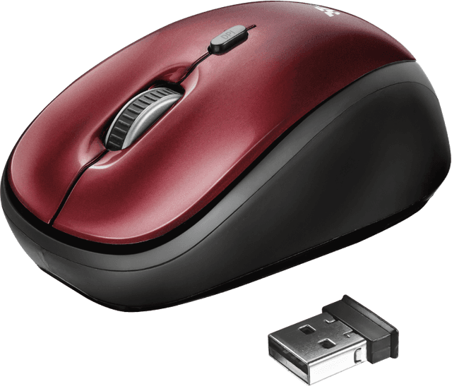 Trust Yvi Wireless Mouse - Red (19522)