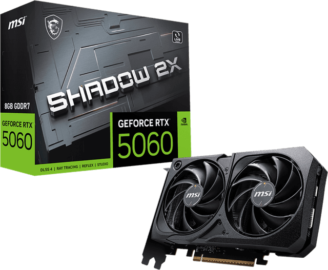 MSI GeForce RTX 5060 8G SHADOW 2X [G5060-8S2]