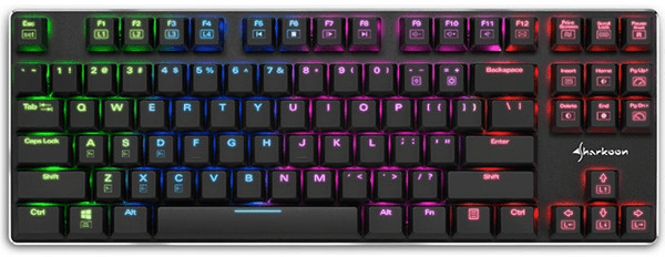 Sharkoon PureWriter TKL RGB - Switch Red