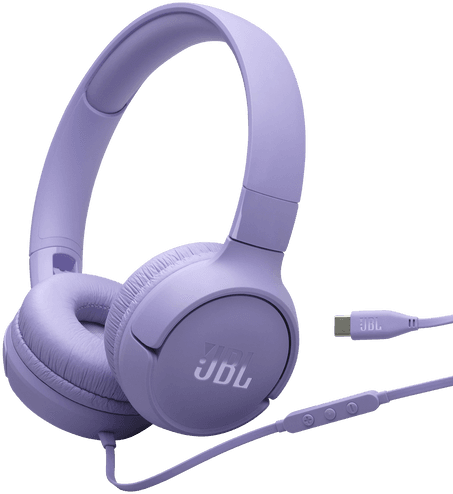 JBL Tune 520C USB-C - Purple (JBLT520CPURAM)