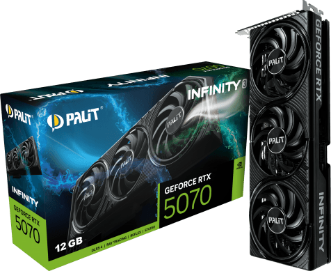 Palit GeForce RTX 5070 Infinity 3 [NE75070019K9-GB2050S]