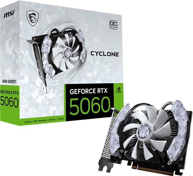 MSI GeForce RTX 5060 8G CYCLONE OC