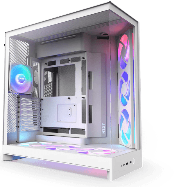 NZXT H9 Flow RGB Plus - White (CM-H92FW-P2)