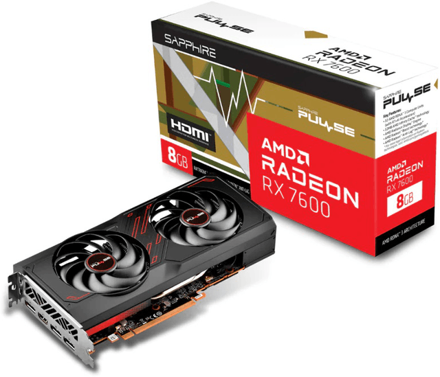 Sapphire PULSE AMD Radeon RX 7600 8GB [11324-01-20G]