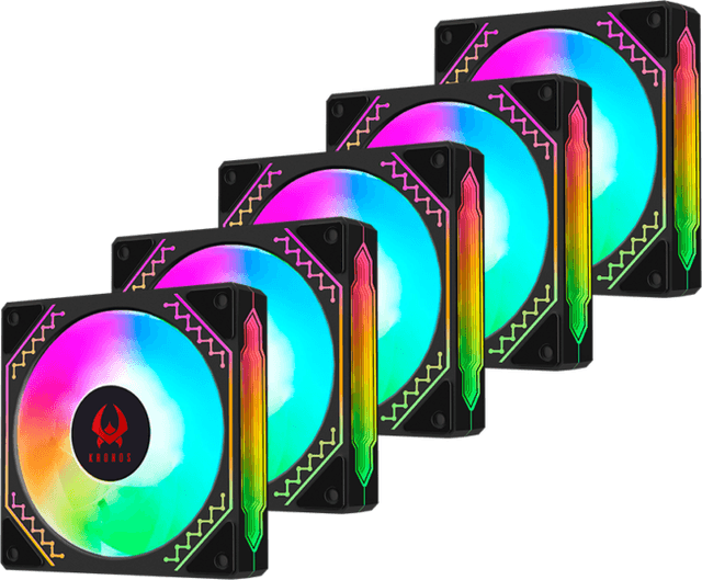 Kronos Ventus Black - Set 5 Ventiladores