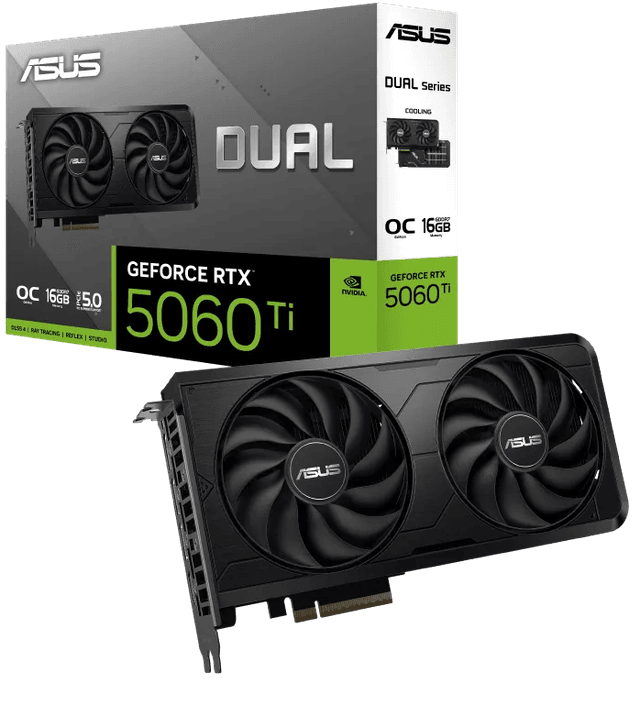 ASUS Dual GeForce RTX 5060 Ti EVO OC Edition [DUAL-RTX5060TI-O16G-EVO]