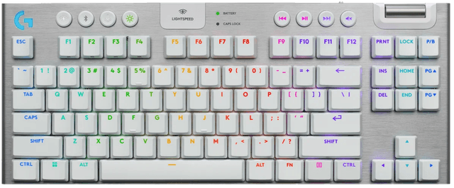 Logitech G915 X TKL LightSpeed Wireless RGB - White (920-012732)