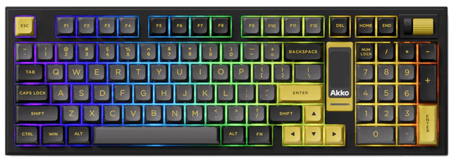 Akko Black / Gold 5098B ( Akko V3 Piano Pro)