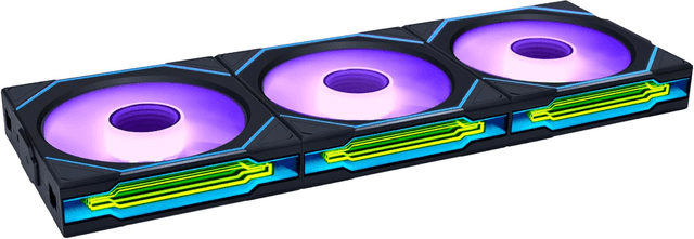 Lian Li UNI Fan SL-Infinity Wireless Triple Pack - Black [12SLIN1W3B]