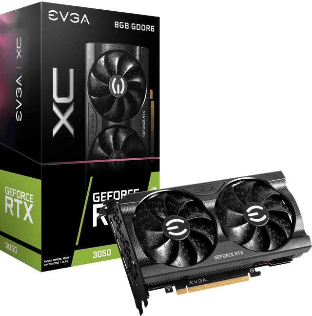 EVGA GeForce RTX 3050 XC GAMING [08G-P5-3553-KR]