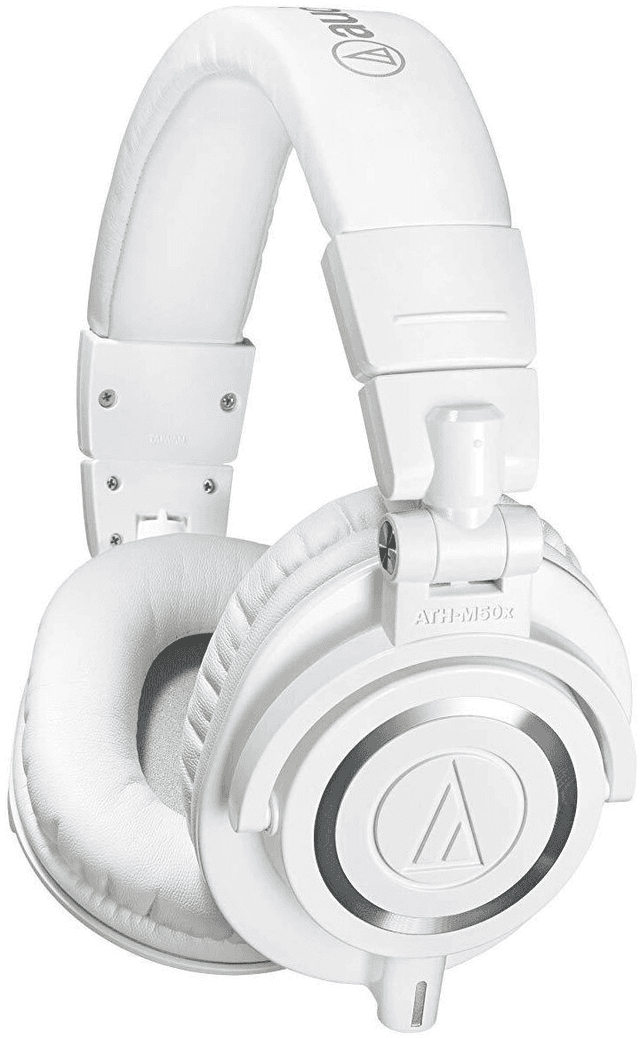 Audio-Technica Limited Edition Professional Monitor Headphones - White (ATH-M50xWH)