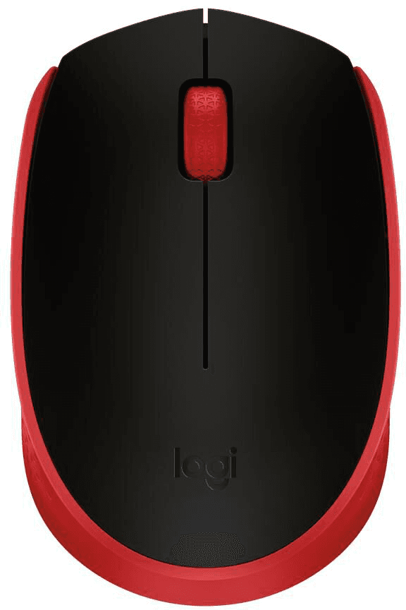 Logitech M170 - Negro/Rojo