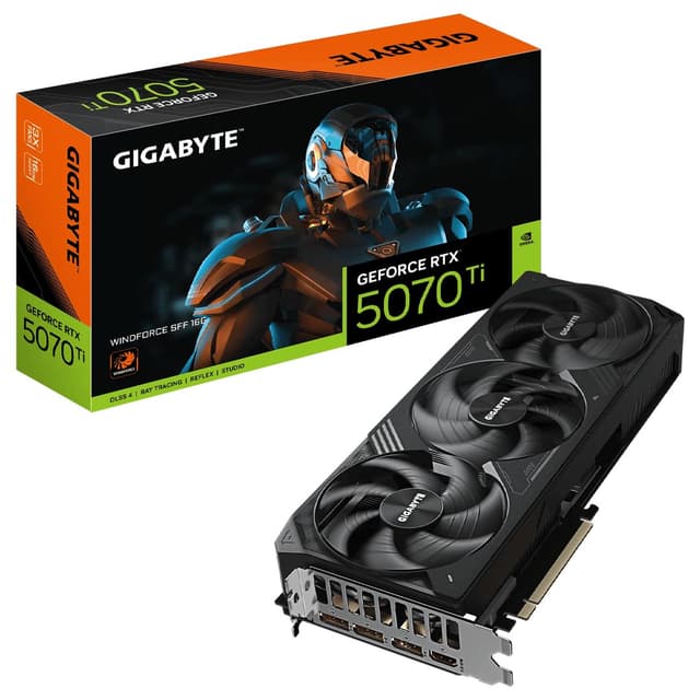 Gigabyte GeForce RTX 5070 Ti WINDFORCE SFF 16G [GV-N507TWF3-16GD]
