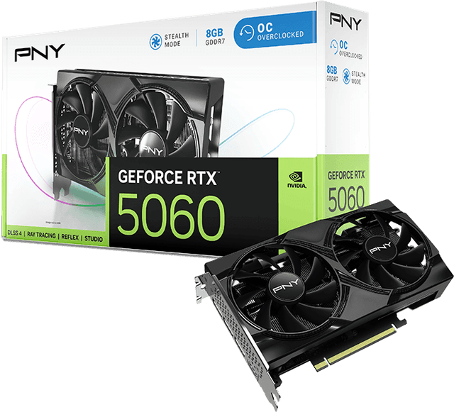 PNY GeForce RTX 5060 8GB OC [VCG50608DFXPB1-O]