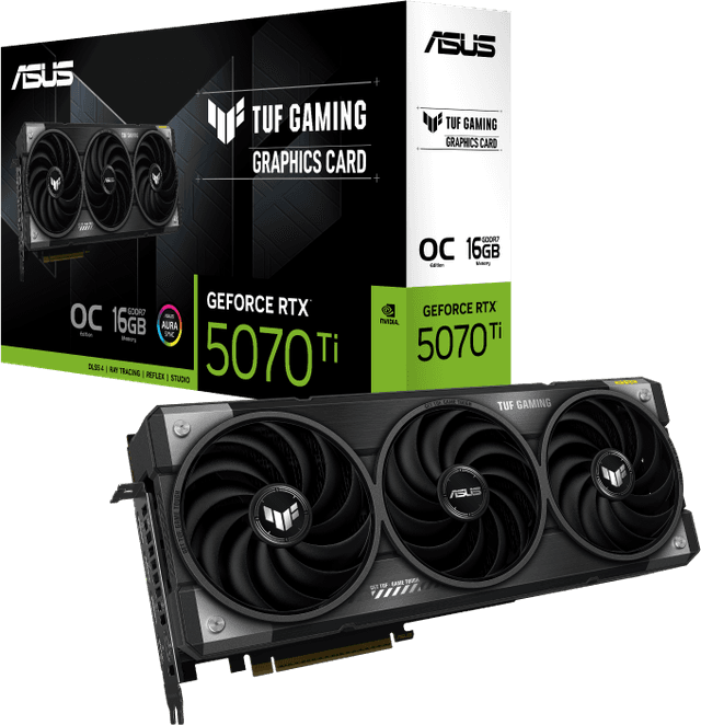 ASUS TUF Gaming GeForce RTX 5070 Ti 16GB GDDR7 OC Edition [TUF-RTX5070TI-O16G-GAMING]
