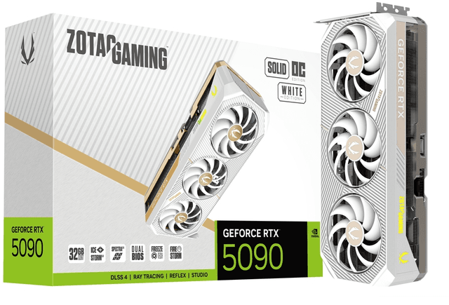 Zotac GAMING GeForce RTX 5090 SOLID OC White Edition [ZT-B50900Q-10P]