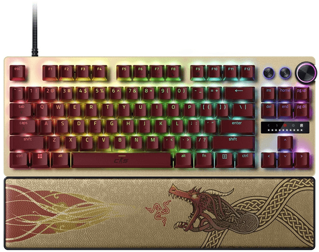 Razer Huntsman V3 Pro Tenkeyless - Counter-Strike 2 Edition - Analog Optical Switch - Inglés (RZ03-04980200-R3U1)