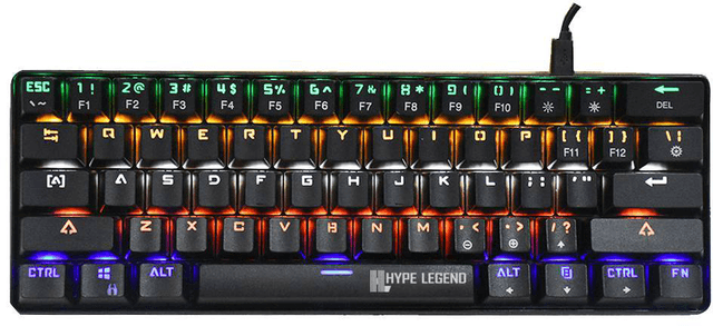 Hype Legend Rebel RGB - Black (Blue Switch)