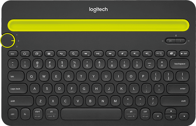 Logitech K480 Bluetooth Multi-Device Keyboard - Black (920-006346)