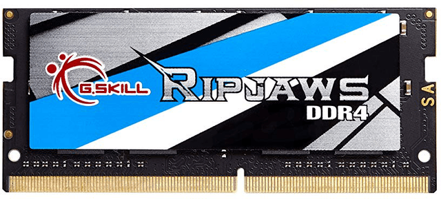 G.Skill Ripjaws F4-2400C16S-4GRS (1 x 4GB | SO-DIMM DDR4-2400)