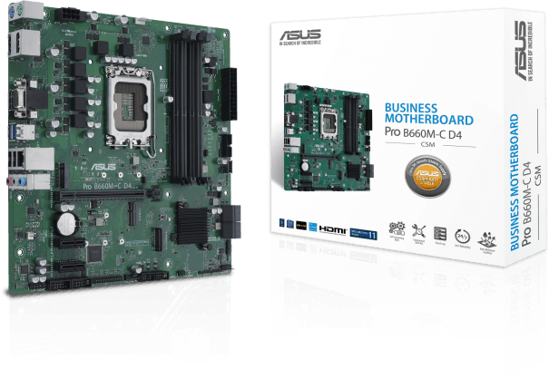 ASUS Pro B660M-C D4-CSM