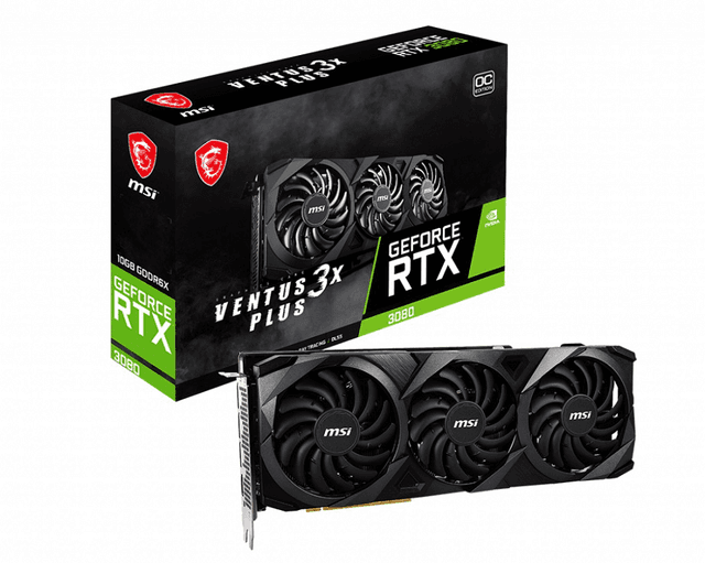 MSI GeForce RTX 3080 VENTUS 3X PLUS 10G OC LHR [RTX 3080 VENTUS 3X PLUS 10G OC LHR]