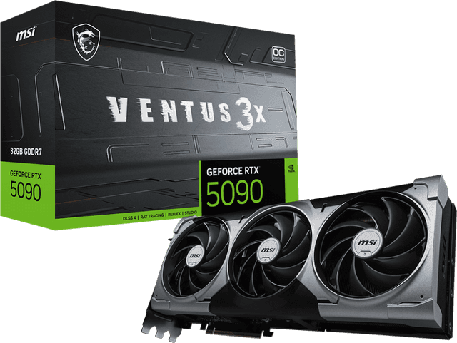 MSI GeForce RTX 5090 32G VENTUS 3X OC [G5090-32V3C]