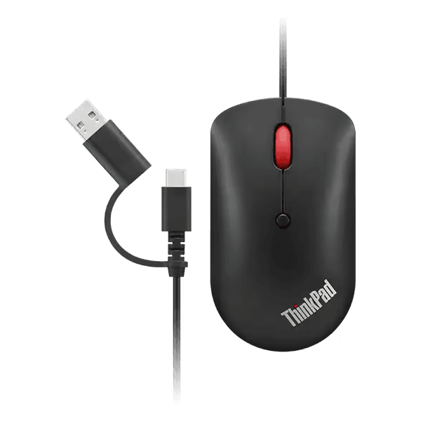 Lenovo ThinkPad USB-C Wired Compact Mouse (4Y51D20850)